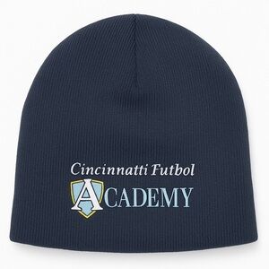 Cincinnati Futbol Academy Ribbed Beanie